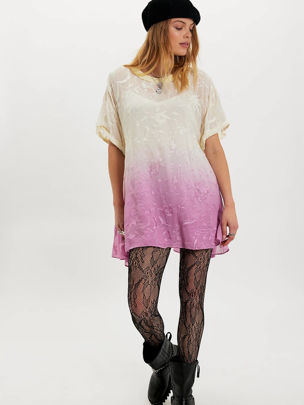 Free People Petal Dust T-Shirt Mini Dress